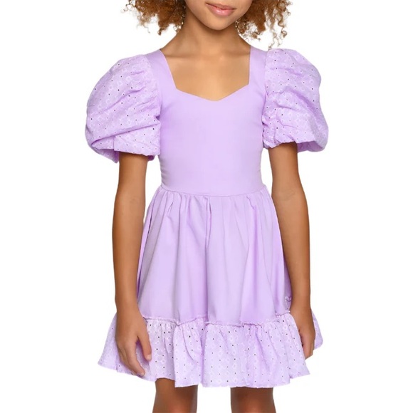 PEIXOTO- LOGAN MINI DRESS - LILAC LILLIES - Picture 1 of 2